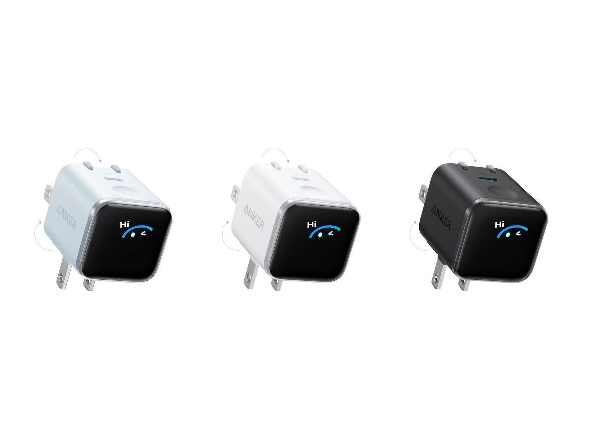 Anker Nano Charger (45W, Smart Display, 180° Foldable) view 2