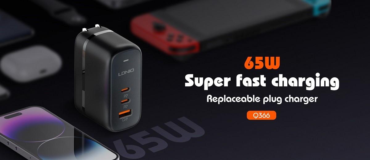 LDNIO 65W GaN Supper Fast Charger view 8