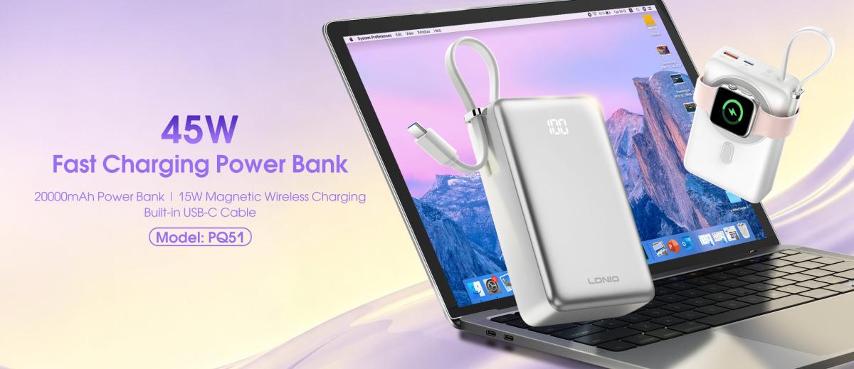 LDNIO 45W Fast Charging Power Bank view 8
