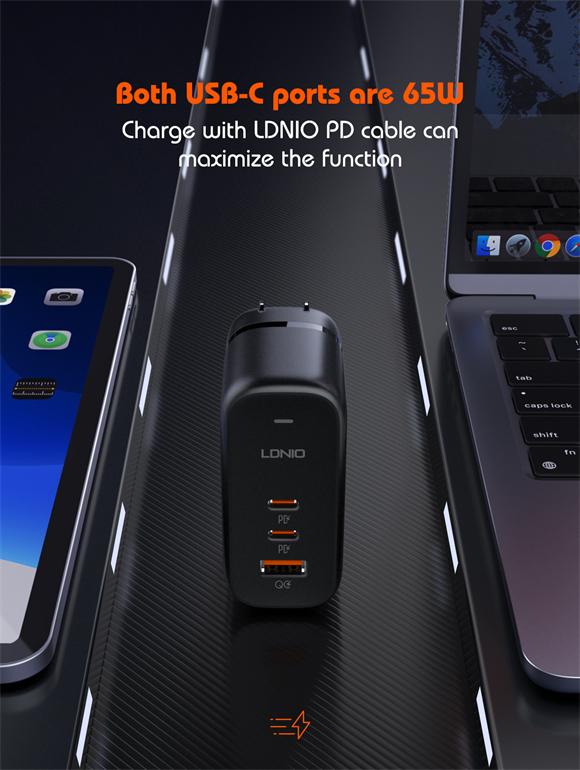 LDNIO 65W GaN Supper Fast Charger view 6
