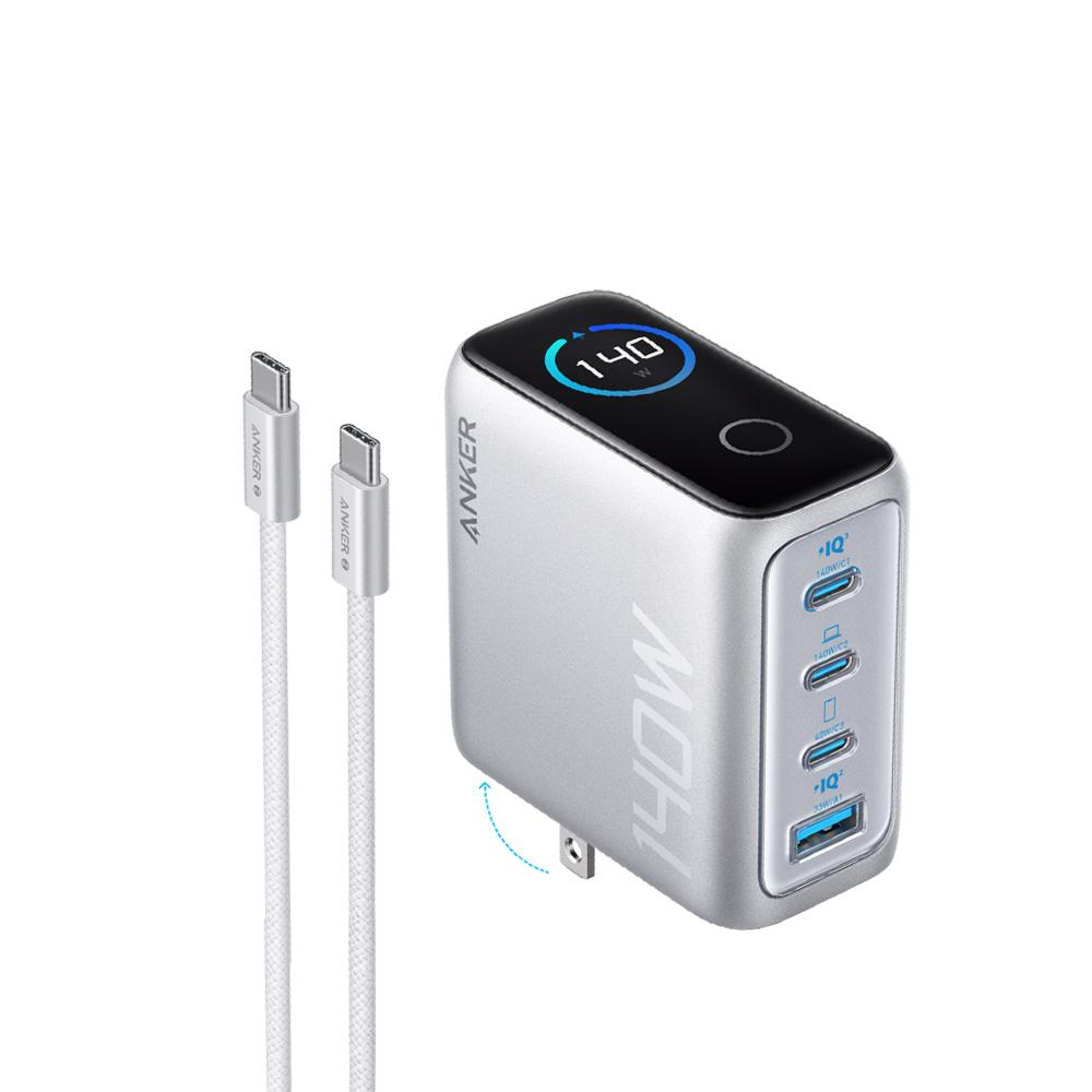 Anker Prime 140W GaN Charger with USB-C Cable