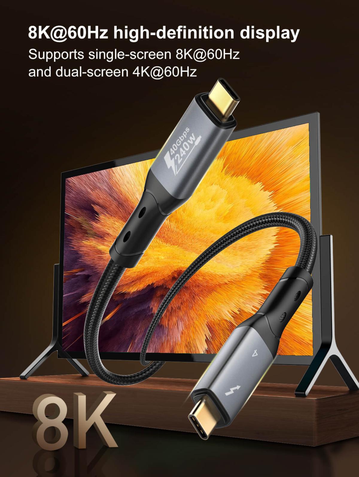 LDNIO 240w Fast Charging Data Cable view 4