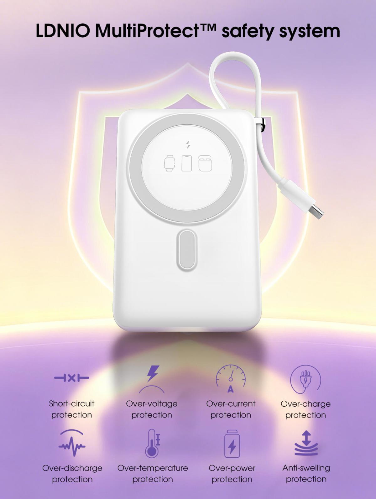 LDNIO 45W Fast Charging Power Bank view 10