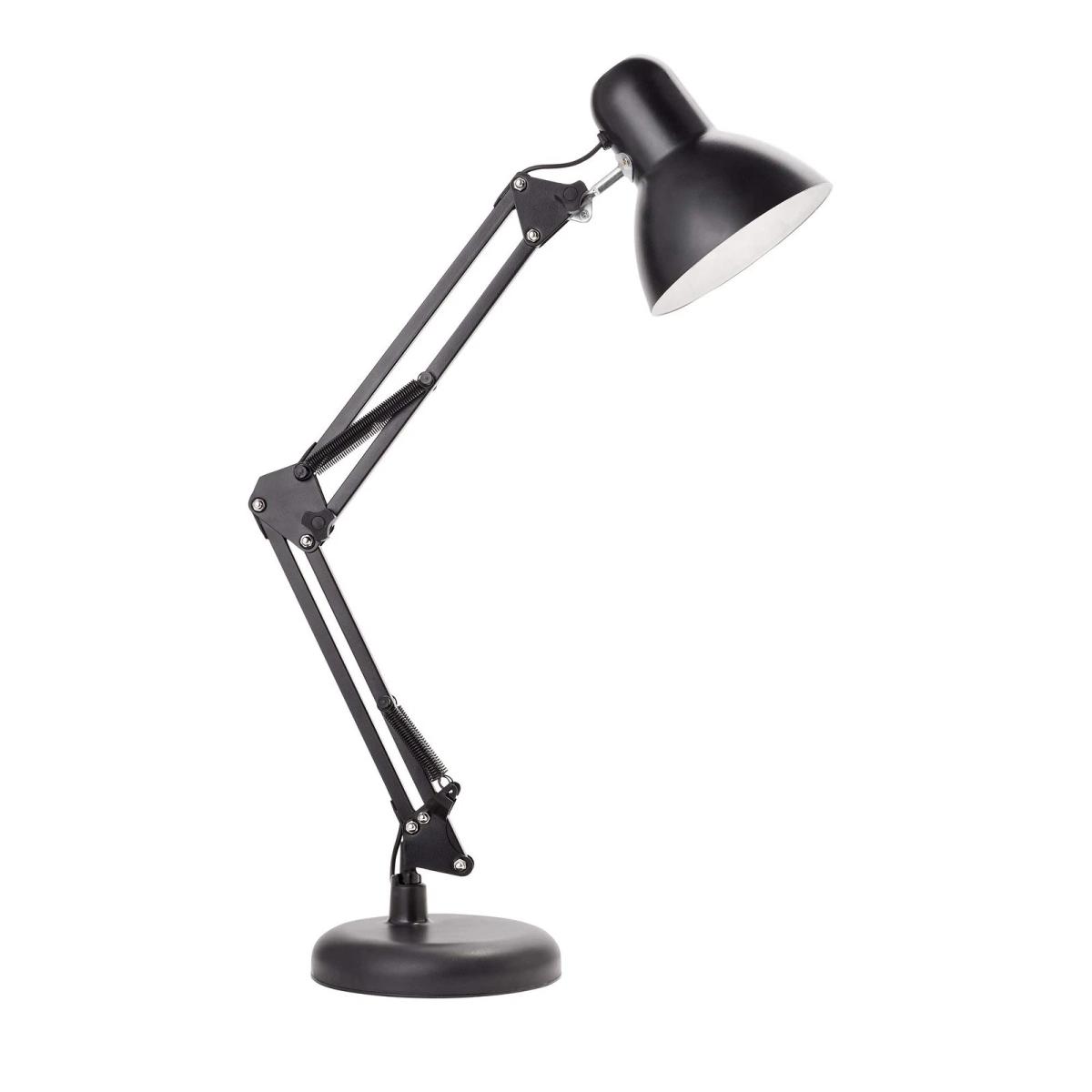 Desk Lamp with Swing Arm, Clamp or Base Mount