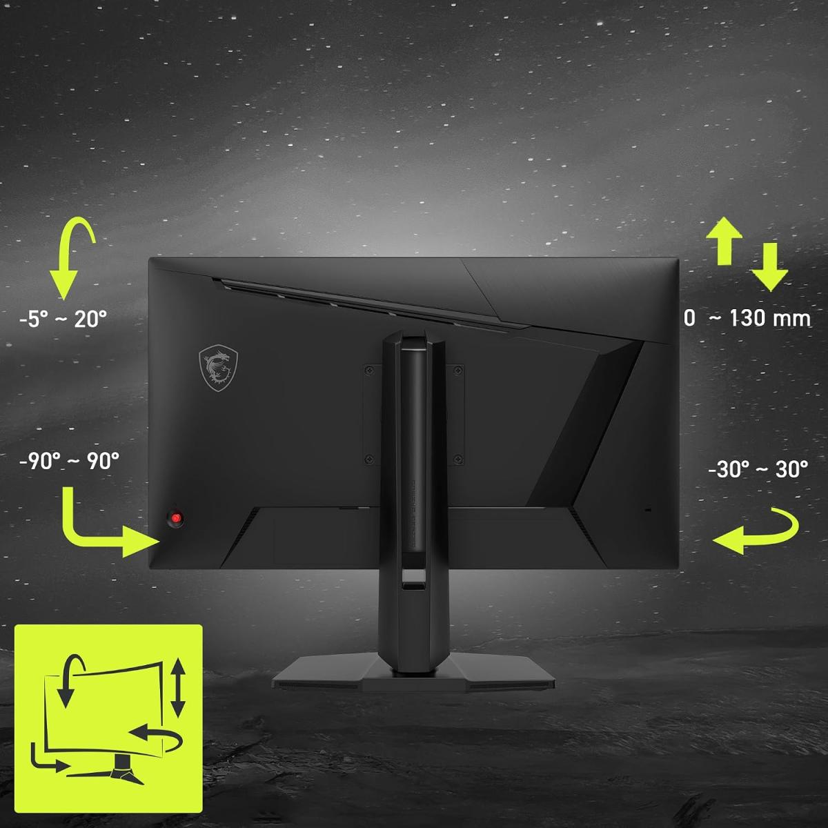 MSI MAG 275QPF X30 27inch UWQHD 300Hz Gaming Monitor view 10