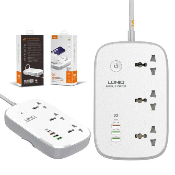 3 AC Outlets Wi-Fi Smart Power Strip
