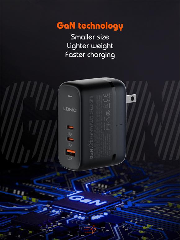 LDNIO 65W GaN Supper Fast Charger view 9