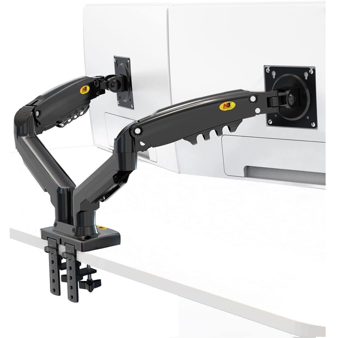 NB North Bayou F160 Dual Monitor Arm with Gas Spring for 17-27inch Monitors
