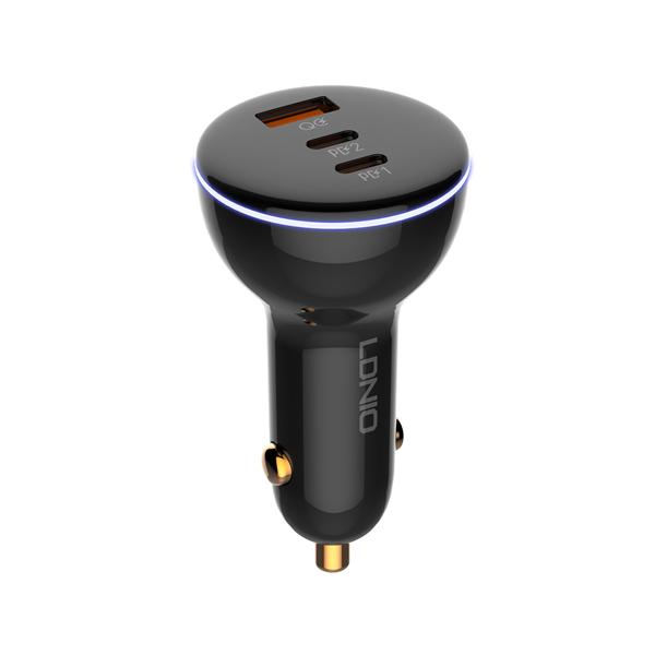 160W 3 USB Super Fast Car charger