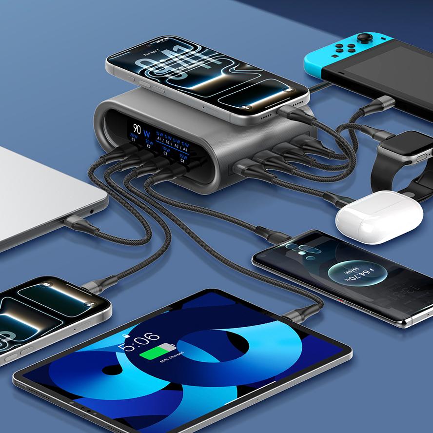 LDNIO Q17 100W GaN Desktop Charger view 7