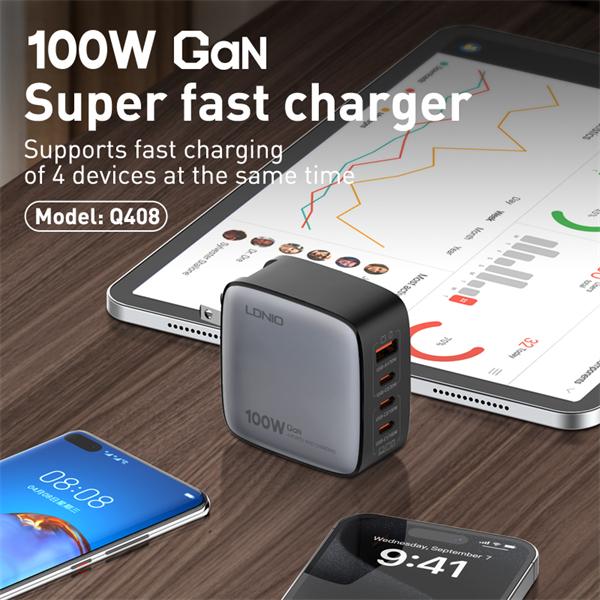 LDNIO 100W GaN Supper Fast Charger view 3