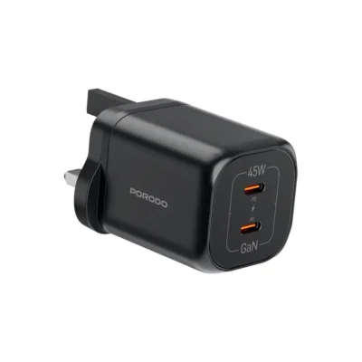 Porodo 45W Dual USB-C Quick Charger